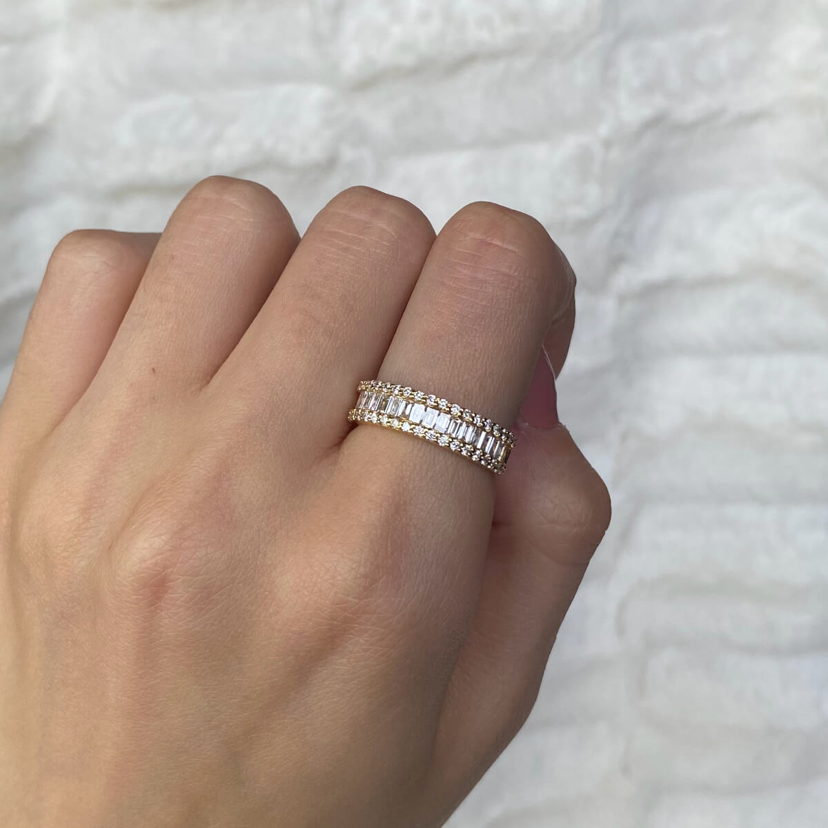 Pierścionek z diamentami - 1,09 ct