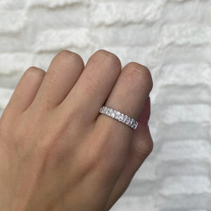 Pierścionek z diamentami - 0,75 ct