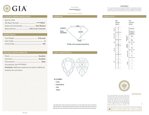 Diament 0,96 ct G/VS2