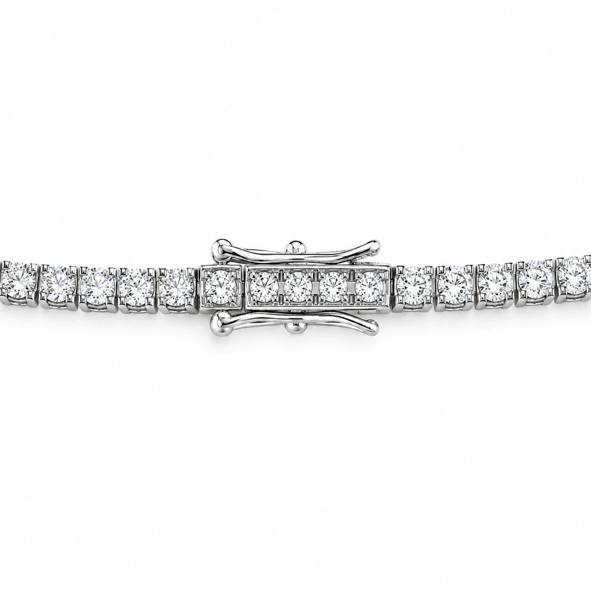 Naszyjnik tenisowy z diamentami 3,51 ct