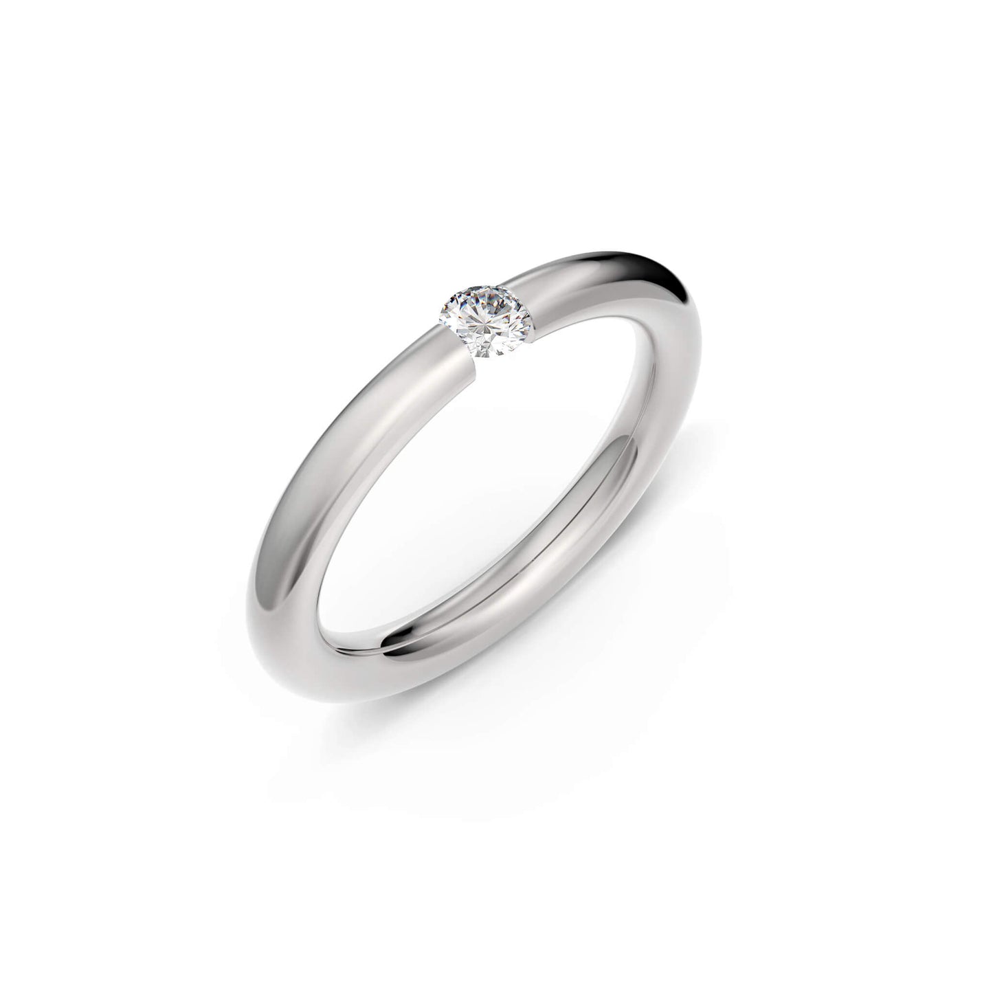 Niessing - Pierścionek Spannring® Antares z diamentem 0,16 ct