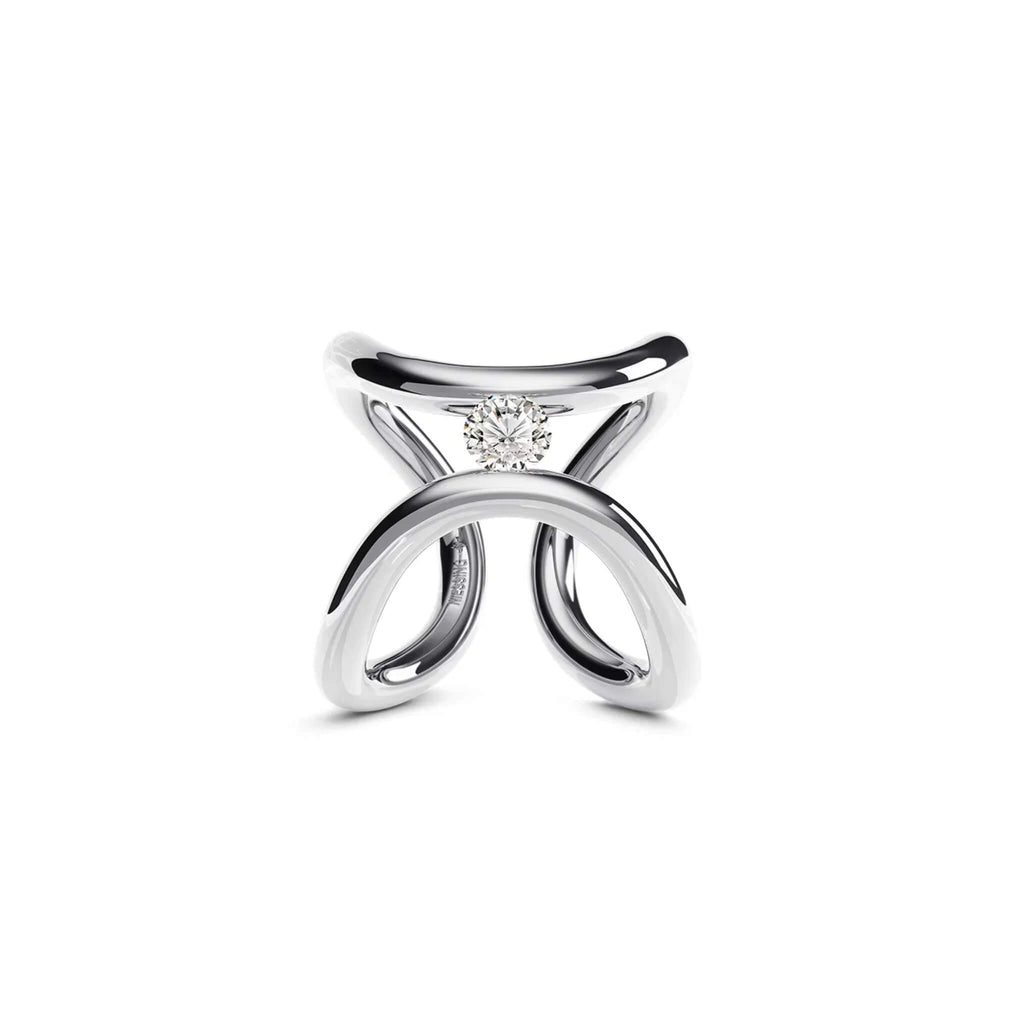 Niessing - Pierścionek Spannring® Era z diamentem 0,50 ct