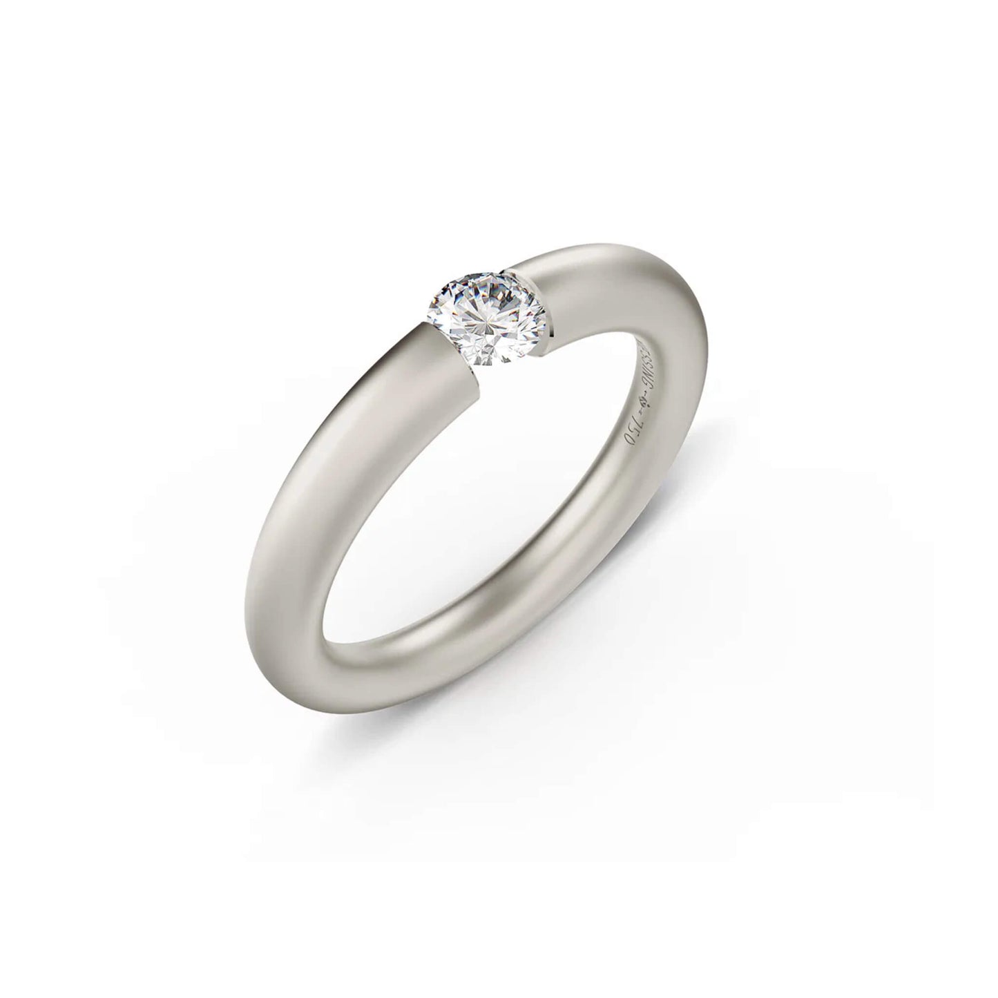 Niessing - Pierścionek Spannring® Tapered z diamentem 1,02 ct