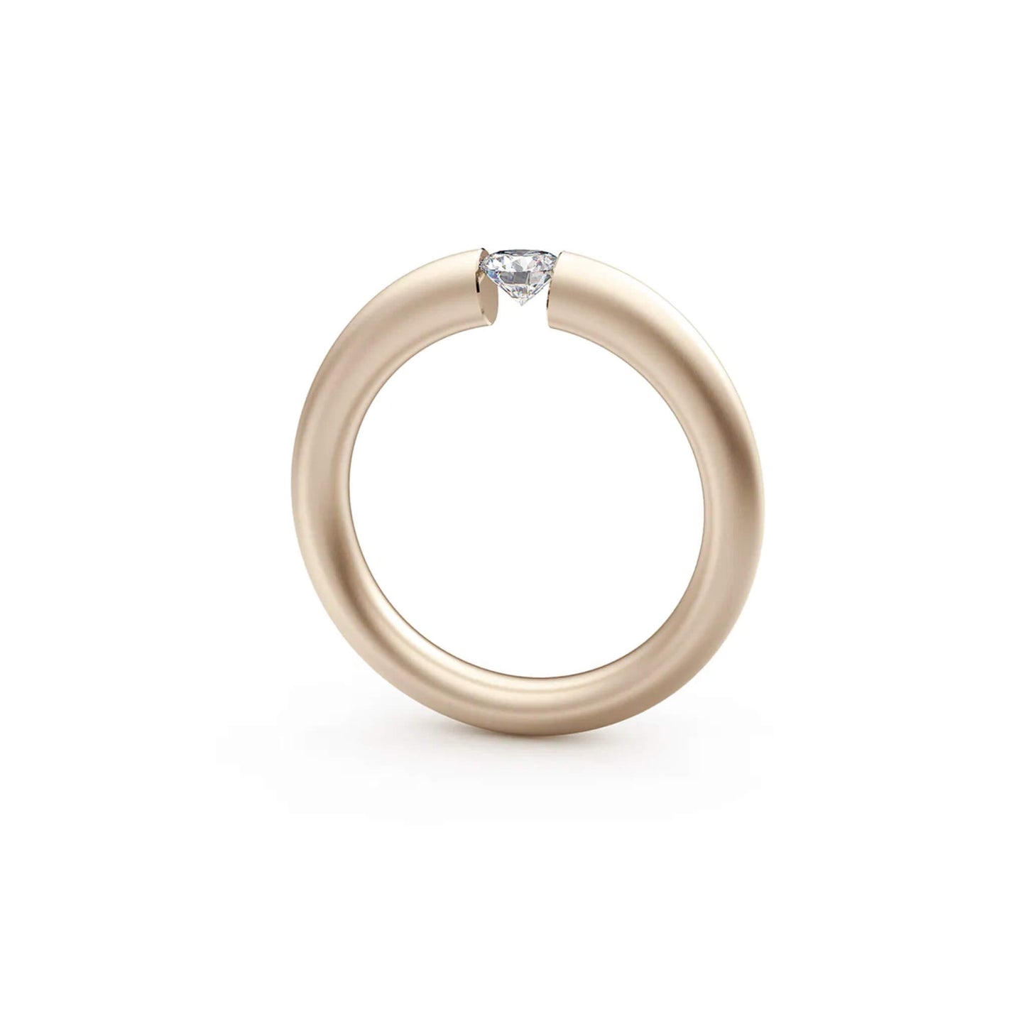 Niessing - Pierścionek Spannring® Tapered z diamentem 1,02 ct