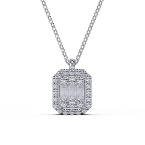 Łańcuszek Magic Emerald z diamentami