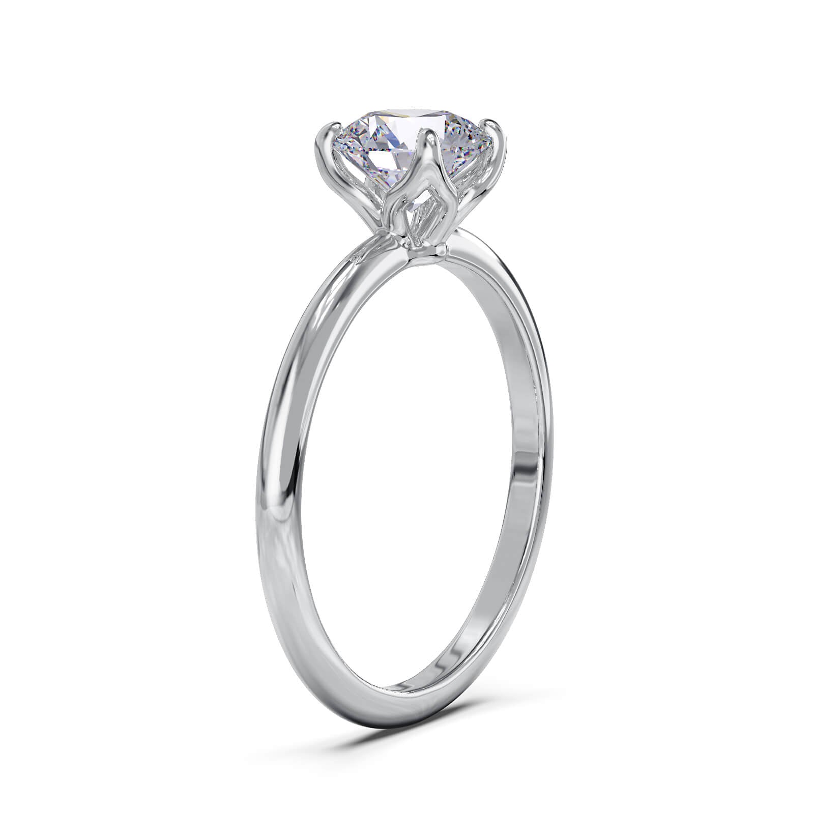 Pierścionek Ava z diamentem 0,25 ct w białym złocie
