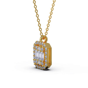 Łańcuszek Magic Emerald z diamentami