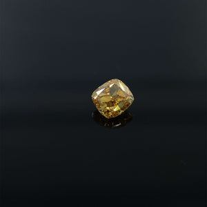 Żółty diament Fancy Intense Brownish Yellow 0,26 Ct / VVS2