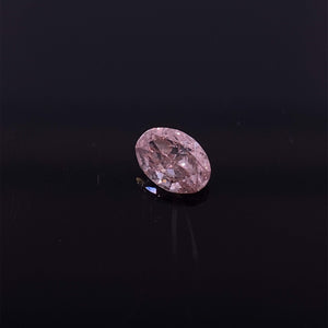 Różowy diament Fancy Brownish Pink 0,14 Ct / I1