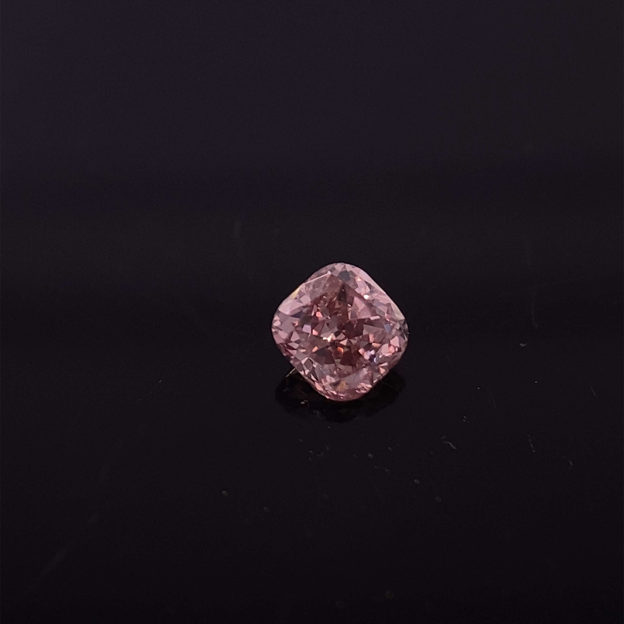 Różowy diament Fancy Brownish Pink 0,13 Ct / I1