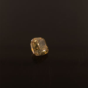 Żółty diament Fancy Brownish Yellow 0,34 Ct / VS2