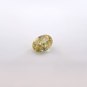 Żółty diament Fancy Yellow 0,30 Ct / VVS2