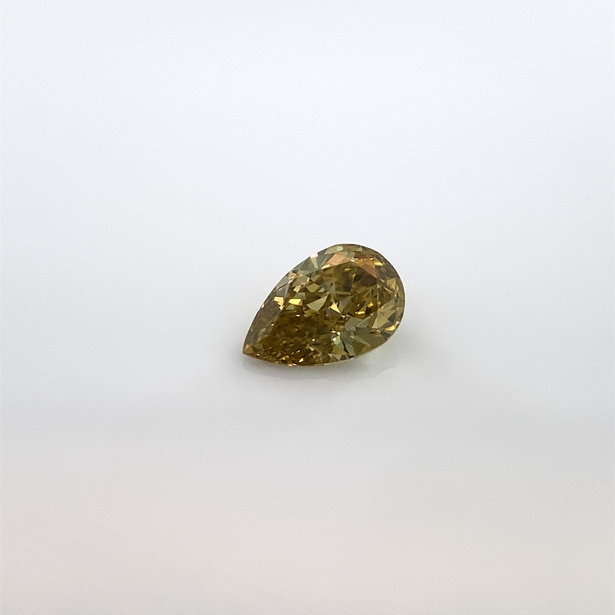 Żółty diament Fancy Intense Brownish Yellow 0,29 Ct / VS1