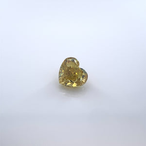 Żółty diament Fancy Intense Brownish Orangy Yellow 0,46 Ct / VS1