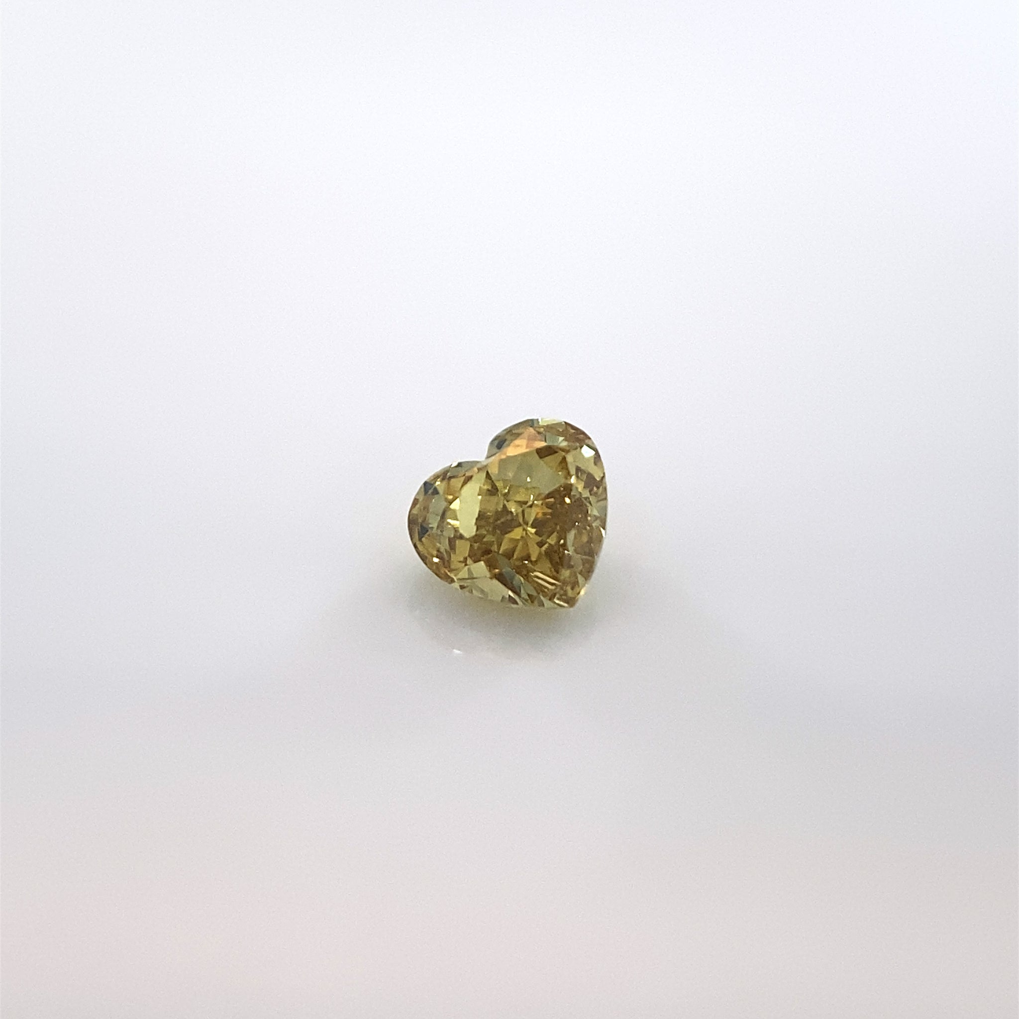Żółty diament Fancy Intense Brownish Yellow 0,28 Ct / VS2
