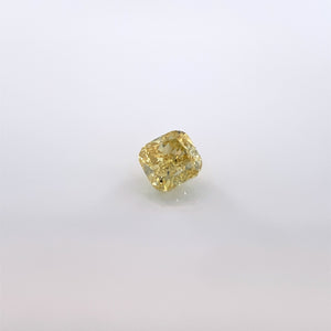Żółty diament Fancy Intense Yellow 0,22 Ct / VS2