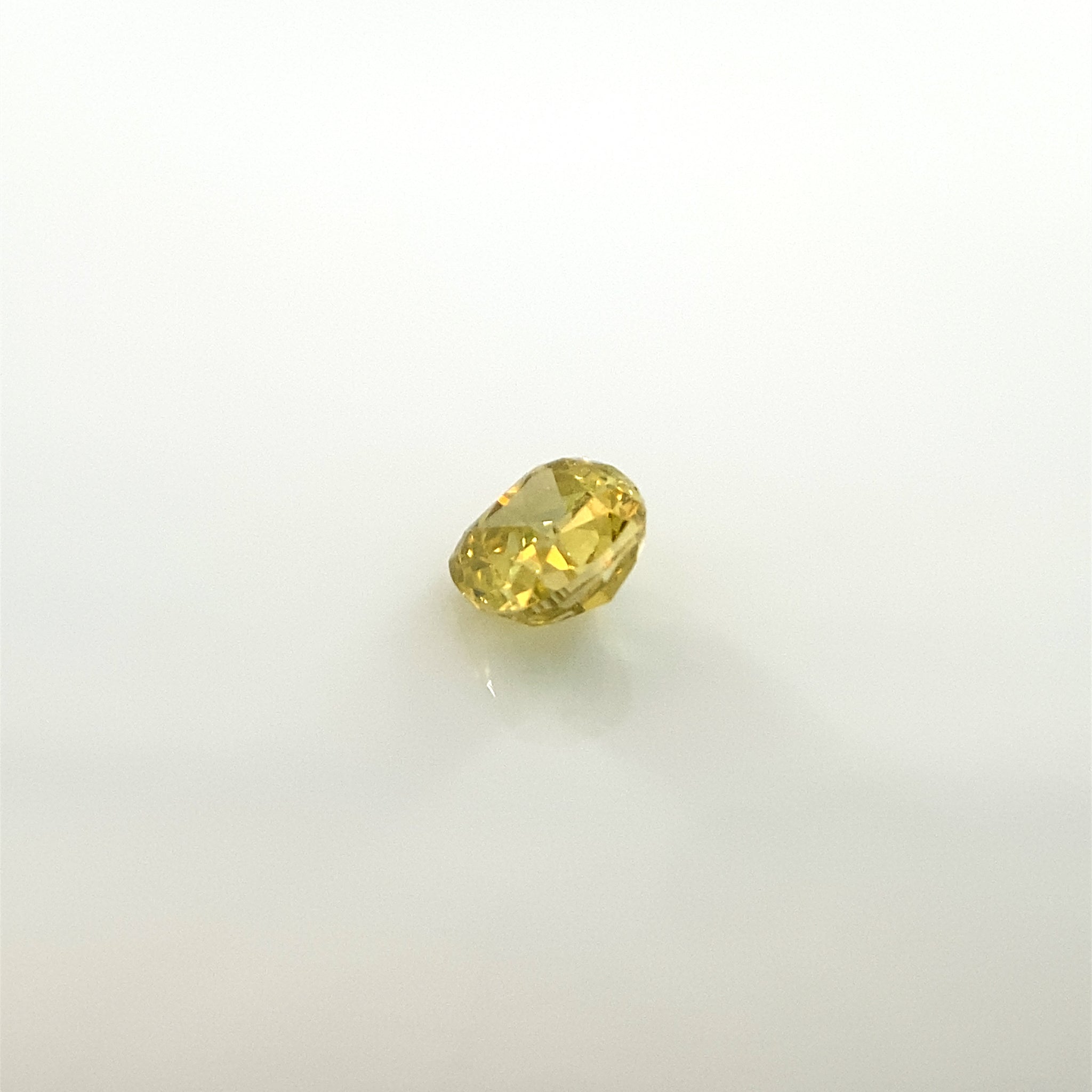 Żółty diament Fancy Intense Greenish Yellow 0,23 Ct / VS1