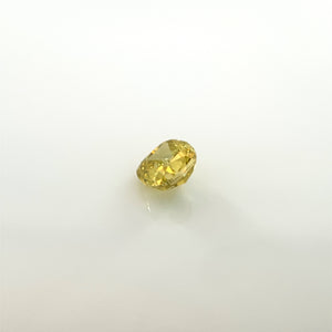 Żółty diament Fancy Intense Greenish Yellow 0,23 Ct / VS1