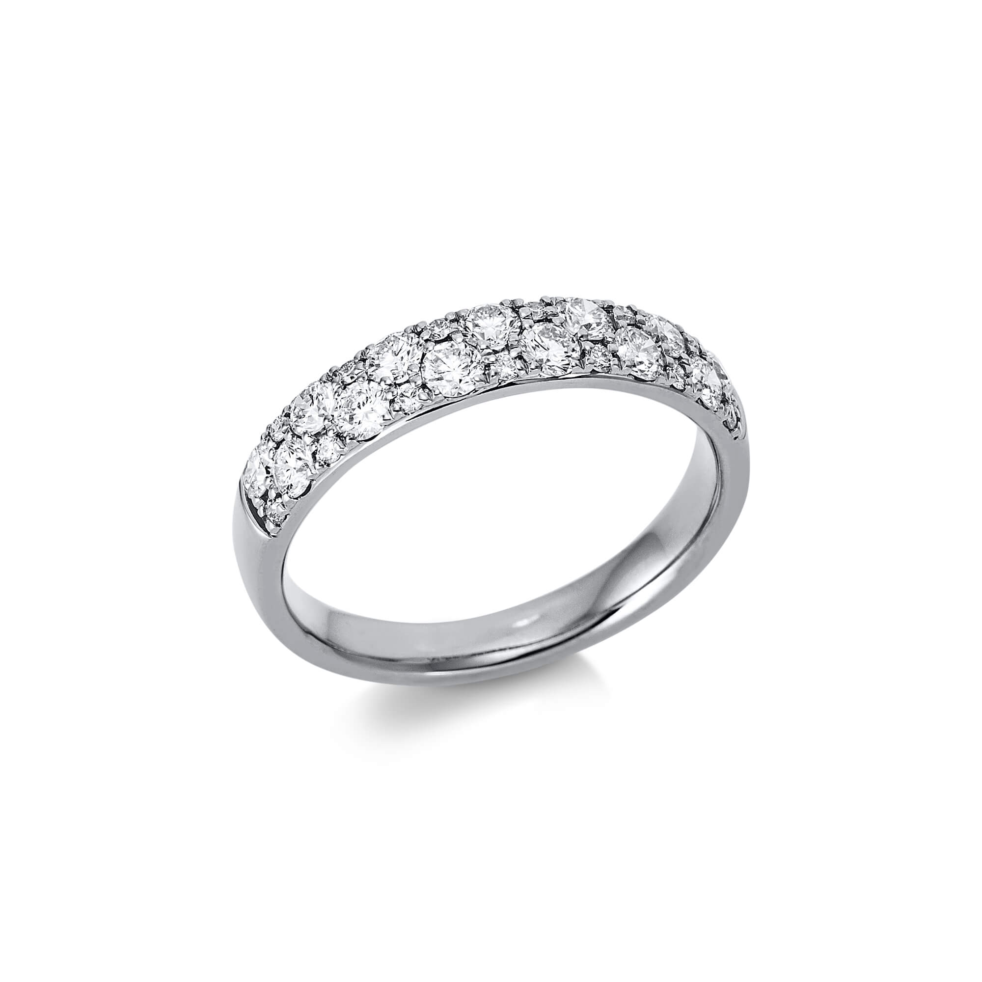 Pierścionek z diamentami - 0,75 ct