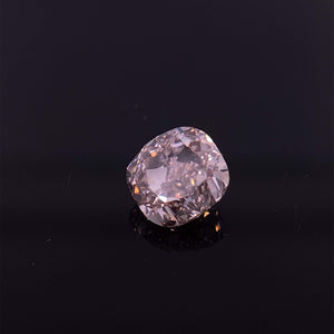 Brązowy diament Fancy Pinkish Brown 0,74 Ct/ VS2